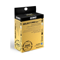 Míčky GEWO Select Pro 40+ *** 6ks