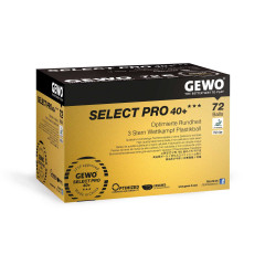 Míčky GEWO Select Pro 40+ *** 72ks